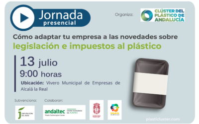 Alcalá la Real acogerá la jornada «Cómo adaptar tu empresa a las novedades sobre legislación e impuestos al plástico»